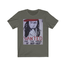 Load image into Gallery viewer, "Lil Wayne, WANTED For The Murder Of Hip Hop" Unisex T-Shirt