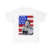 Load image into Gallery viewer, "Johnny Cash USA Flag" Unisex Tee
