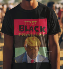 Load image into Gallery viewer, &quot;The First Black President, Mugshot&quot; Unisex Tee