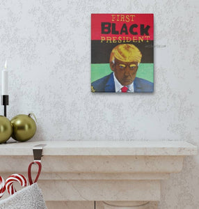 "The First Black President, Mugshot" Prints
