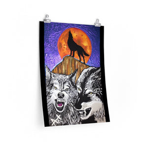 "HOWLING WOLF" Prints